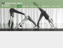 Tablet Screenshot of innerbalancestudio.org